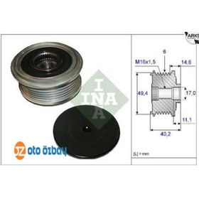 İna 535012410 Polo Alternatör Kasnağı