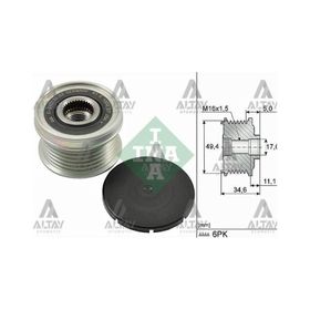 İna 535015510 Golf Alternatör Kasnağı