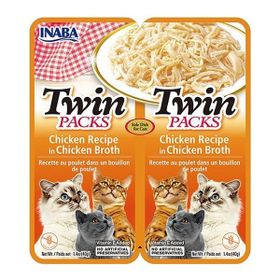 Inaba 2x40 GR Twin Packs Ton Balıklı ve Tavuklu Kedi Çorbası