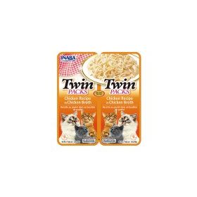 Inaba 2x40 GR Twin Packs Ton Balıklı ve Tavuklu Kedi Çorbası