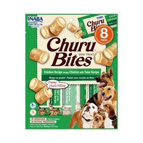 Inaba Churu Bites Tavuklu Ton Balıklı 8x12 gr Köpek Ödül Maması