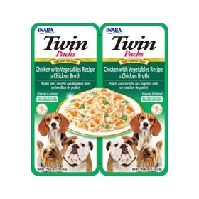 Inaba Churu Twin Packs Tavuklu Sebzeli 2x40 gr Köpek Çorbası