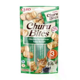 İnaba Ciao Churu Bites Tavuk Sargılı ve Ton Balıklı 3x10 gr Kedi Ödülü