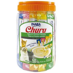 Inaba Ciao Churu Cream 50x14 gr Karışık Paket Krema Kedi Ödülü