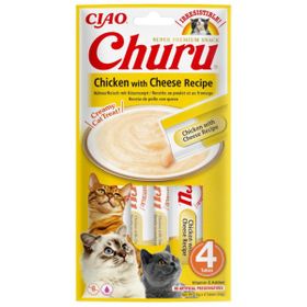 Inaba Ciao Churu Cream Tavuklu ve Peynirli 4x14 gr Krema Kedi Ödülü