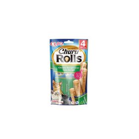 Inaba Ciao Churu Rolls Sticks Tavuk Sargılı Ton Balıklı 4x10 gr Kedi Ödül Maması