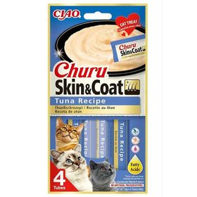 Inaba Ciao Churu Skin Coat Cilt ve Tüy Sağlığı Ton Balıklı 4x14 gr Ödül Maması