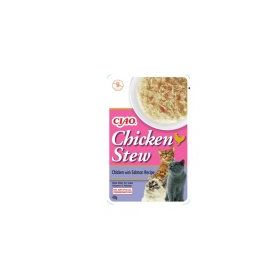 Inaba CIAO Stew Tavuk Güveç ve Somonlu 40 gr Tahılsız Kedi Konservesi