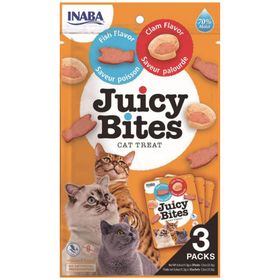 Inaba Juicy Bites Balıklı ve İstiridyeli 3x11.3 gr Kedi Ödülü