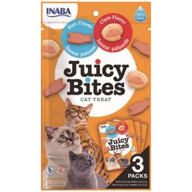 Inaba Juicy Bites Balıklı ve İstiridyeli 3x11.3 gr Kedi Ödülü
