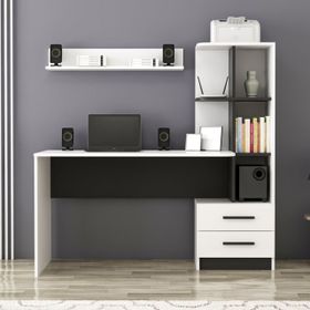 Inarch Dizayn Siyah Beyaz Alaska Çalışma Masası