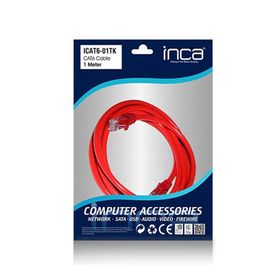 Inca Cat 6 1 m Kırmızı Patch Kablo
