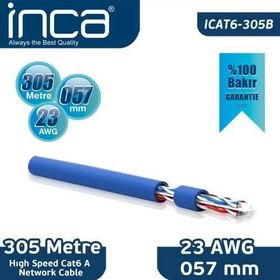 Inca CAT6 23 AWG 57MM 305 mt Bakır Kablo