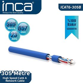 Inca CAT6 23 AWG 57MM 305 mt Bakır Kablo