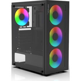 Inca Empousa Emg-15xn 650w Usb 3.2 Argb Atx Mid Tower Siyah Kasa