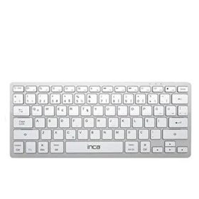 Inca IBK-565BT Bluetooth 5.0 Şarj Edilebilir Akıllı Gümüş Klavye
