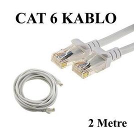 Inca ICAT6-02TG CAT6 2 mt Gri Network Kablo