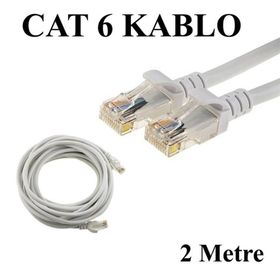 Inca ICAT6-02TG CAT6 2 mt Gri Network Kablo