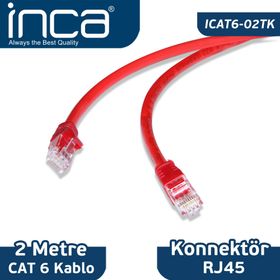 Inca ICAT6-02TK 2 Mt Network Kablosu