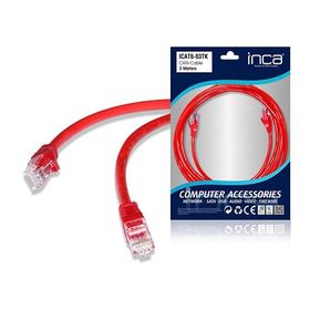 Inca ICAT6-03TK 3m Kırmızı Kablo