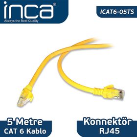 Inca ICAT6-05TS 5 Mt Network Kablosu
