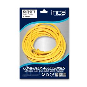 Inca ICAT6-05TS CAT6 5 M Sarı Kablo