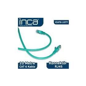 Inca ICAT6-10TY 10 Mt Network Kablosu