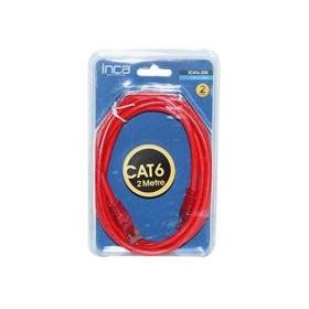 Inca ICAT6-20K  2 mt Kırmızı Cat6 Kablo