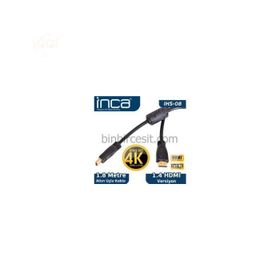 Inca IHS-08 Altın Uçlu HDMI Kablo