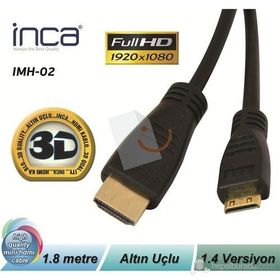 Inca IMH-02 Altın Uclu HDMI Kablo