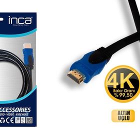Inca IMHD-30T 3 m HDMI to HDMI Erkek-Erkek HDMI Görüntü Kablosu