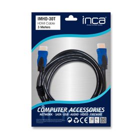 Inca IMHD-30T 3 m HDMI to HDMI Erkek-Erkek HDMI Görüntü Kablosu