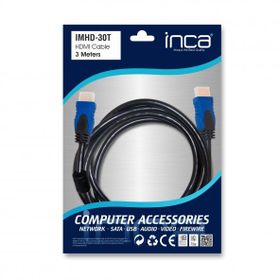 Inca IMHD-30T 3 m HDMI to HDMI Erkek-Erkek HDMI Görüntü Kablosu