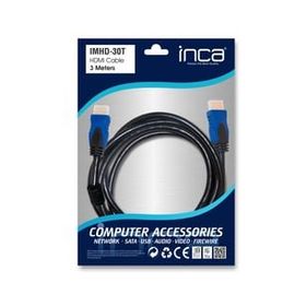 Inca IMHD-30T 3 m HDMI to HDMI Erkek-Erkek HDMI Görüntü Kablosu