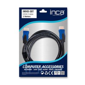 Inca IMHD-30T 3 m HDMI to HDMI Erkek-Erkek HDMI Görüntü Kablosu