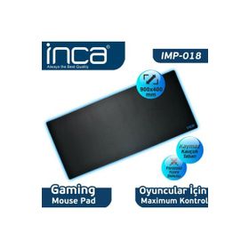 Inca IMP-018M 900x400 mm XXL Siyah Oyuncu Mouse Pad
