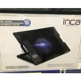Inca INC-343FXS Sessiz Siyah Laptop Soğutucu Stant
