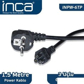 Inca INPW-06TP 1.5 m Notbook Power Kablo