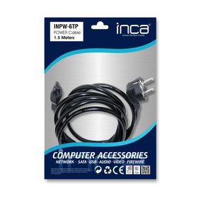 Inca INPW-06TP 1.5 m Notbook Power Kablo