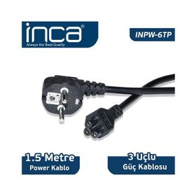 Inca INPW-6TP 0.7 5 mm 1.5 m Notebook Power Kablosu
