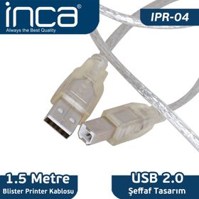 Inca IPR-02 3 mt USB 2.0 Printer Yazıcı Kablosu