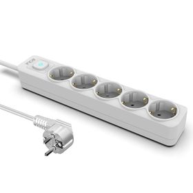 Inca IPW-44GB 5 Port Akım Korumalı 1.5 m Beyaz LED Tuşlu Priz
