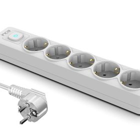 Inca IPW-44GB 5 Port Akım Korumalı 1.5 m Beyaz LED Tuşlu Priz