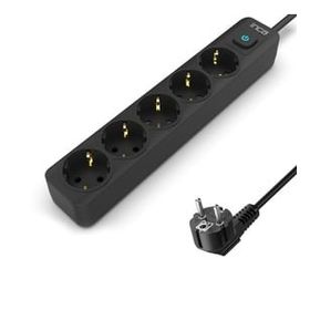 Inca IPW-44SY3 5 3 m Siyah Port Akım Korumalı Led Tuşlu Priz
