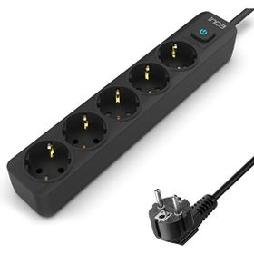 Inca IPW-44SY3 5 3 m Siyah Port Akım Korumalı Led Tuşlu Priz