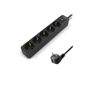 Inca IPW-44SY3 5 3 m Siyah Port Akım Korumalı Led Tuşlu Priz