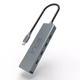 Inca ITPT-4T Type-C Hub X4 Type-C Port 3.1 10 GBPS Alüminyum Kasa Çoklayıcı