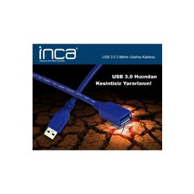 Inca IUSB-020T USB to USB 3.0 2 mt Uzatma Kablosu