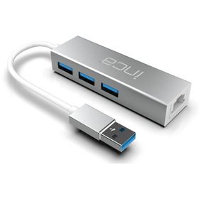Inca IUSB-03T USB Girişli 4 Port USB 3.0 Ethernet RJ45 Çoklayıcı Hub