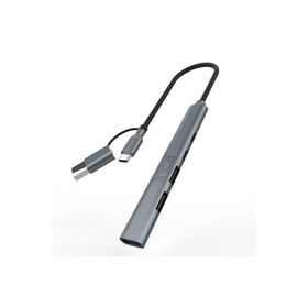 Inca IUTP-06T USB 3.0 Type-C 3.1 Hub 1 X USB 3.0 +2 X USB+Type-C+PD100W 2.0 Alüminyum Kasa Çoklayıcı
